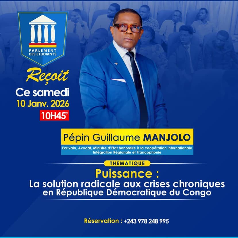 Puissance : La solution radicale aux crises chroniques en République Démocratique du Congo